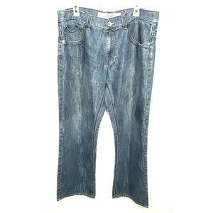 Halifax Blue Denim‎ Jeans Mens size 40 x 32 Distres